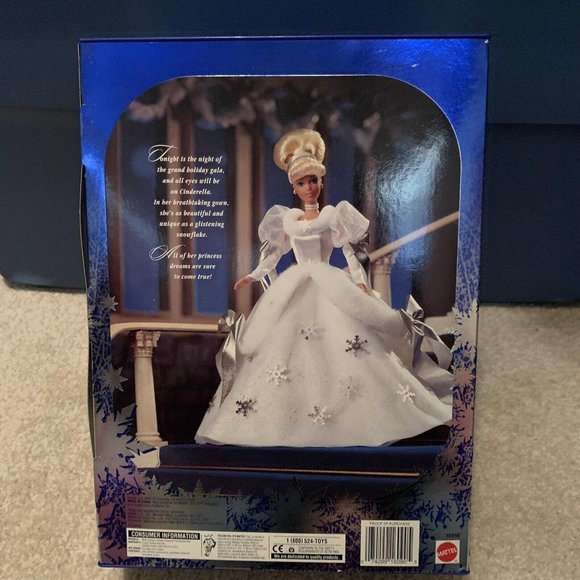 Mattel - Holiday Princess Barbie Doll - Walt Disney’s Cinderella 1996 - Picture 6 of 10